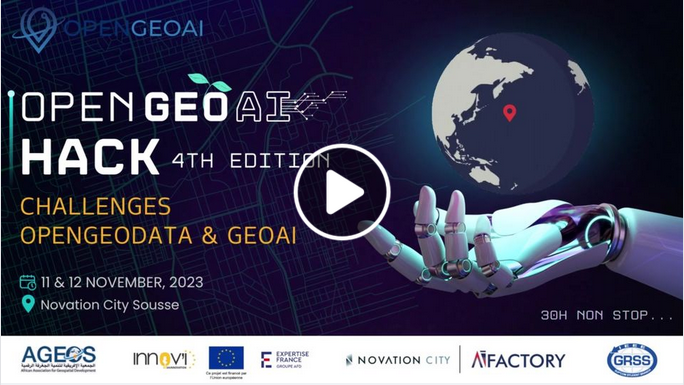 AfficheOpenGeoAI Hack