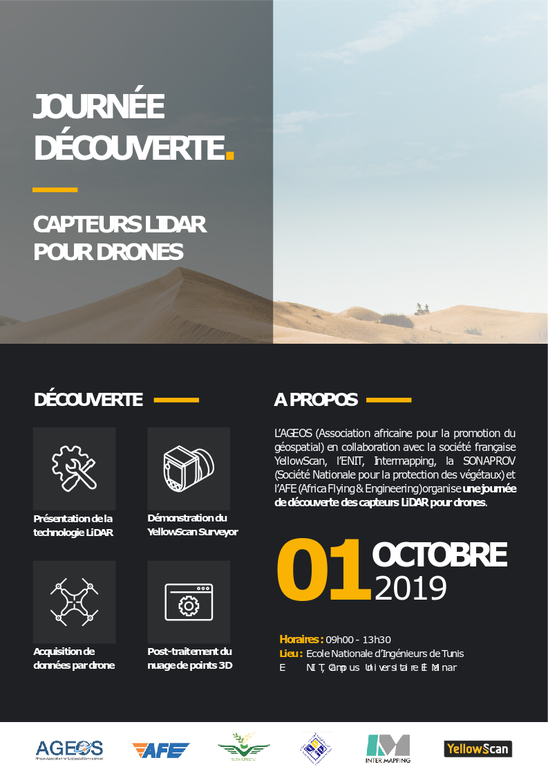 Affiche lidar forDrone ageos